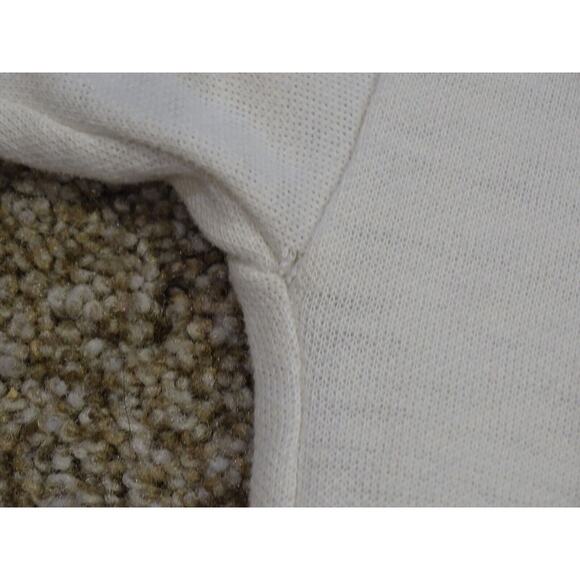 Vintage 80s Sweatshirt Panda Club Puff Paint Print Size S Double Collar Kidcore - Picture 6 of 12